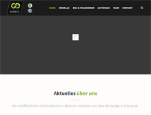 Tablet Screenshot of garage-gruenig.ch